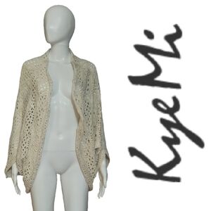 KyeMi Crochet Knit Cocoon Cardigan